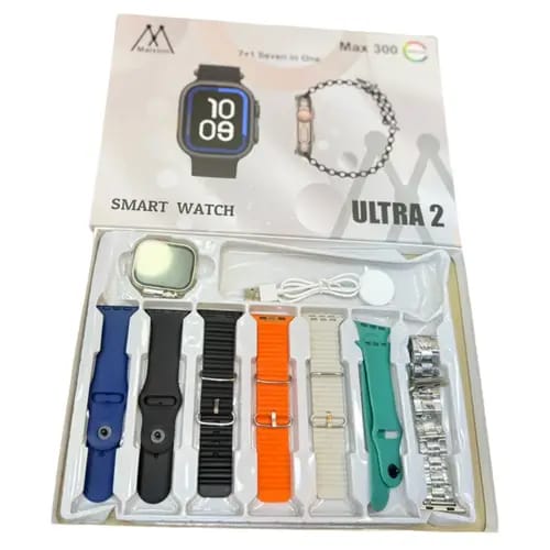 Ultra 2 Smart Watch – 7 Straps Combo